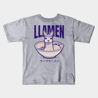 Llamen - Llama Ramen Kids T-Shirt